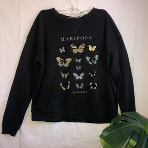 Comfy butterfly sweatshirt!